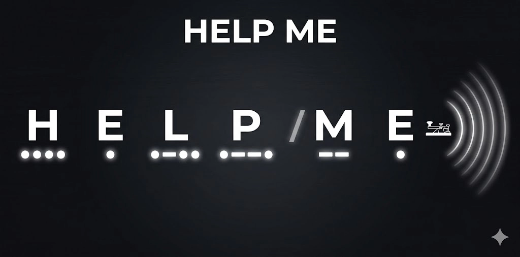 Help Me in Morse Code