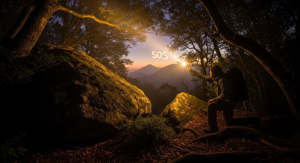 SOS in Morse Code