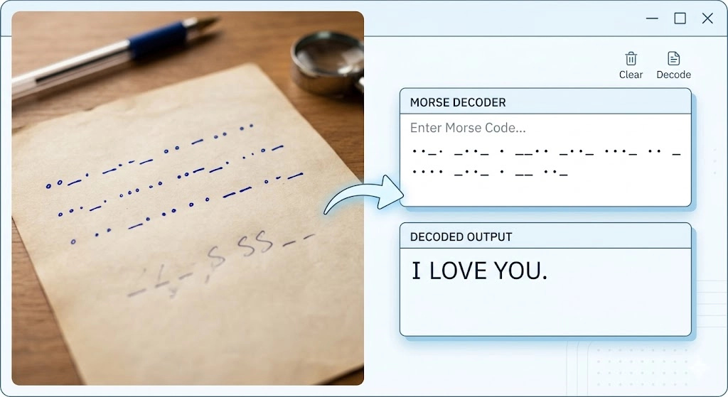 Translate Morse Code